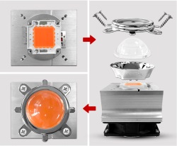  Lens for  120°COB LEDs with reflector