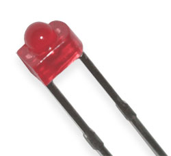 1.8mm LED Red 620-625 nm, 4000-6000 mcd, 2.0-2.2V