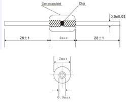 Thermistor NTC 10K 1% B3470 (MF58-103F3470)