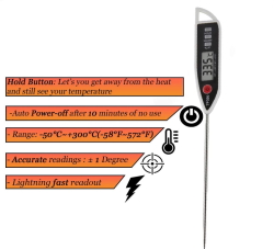 Electronic needle thermometer TP300new length 125mm [-50°C to 300°C] kitchen