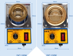 Тигель для олова DKT-11C [220В, 100Вт, d=38мм] паяльна ванна