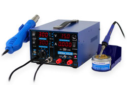 Soldering Station  YIHUA-853D/3A/4LED built-in power supply unit 3A, USB