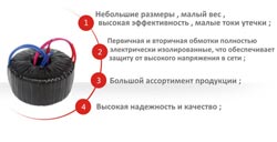 Трансформатор тороидальный HDL-10-100 380-220V