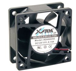 Fan 60x60x25mm 12V RDH6025S (2 wires)