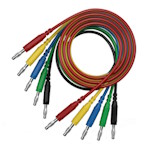 Cable banana 4mm - banana 4mm red J70011 0.75mm2 1meter