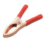 Clip Crocodile WD037S L=70mm Copper Plated Red